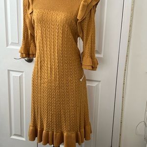 Woman’s knit sweater dress